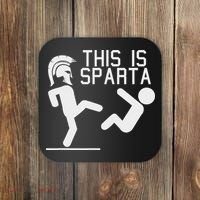 This Is Sparta Funny Coaster thumb 0