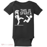 This Is Sparta Funny Baby Bodysuit thumb 0