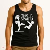 This Is Sparta Funny Tank Top thumb 3