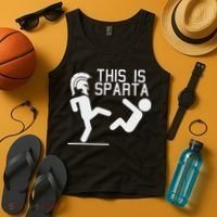 This Is Sparta Funny Tank Top thumb 4
