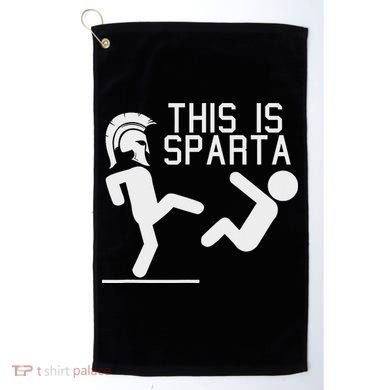 This Is Sparta Funny Golf Towel