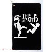 This Is Sparta Funny Golf Towel thumb 0