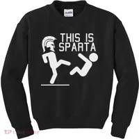 This Is Sparta Funny Kids Sweatshirt thumb 0