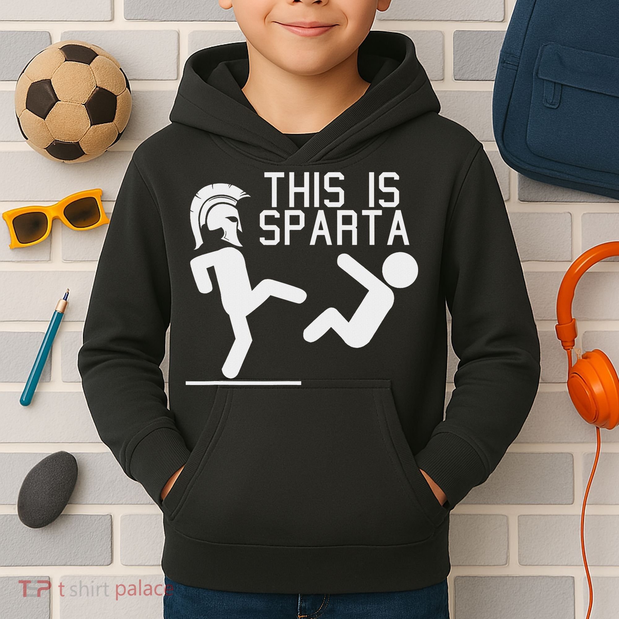 This Is Sparta Funny Kids Hoodie