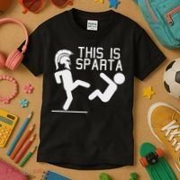 This Is Sparta Funny Kids T-Shirt thumb 3