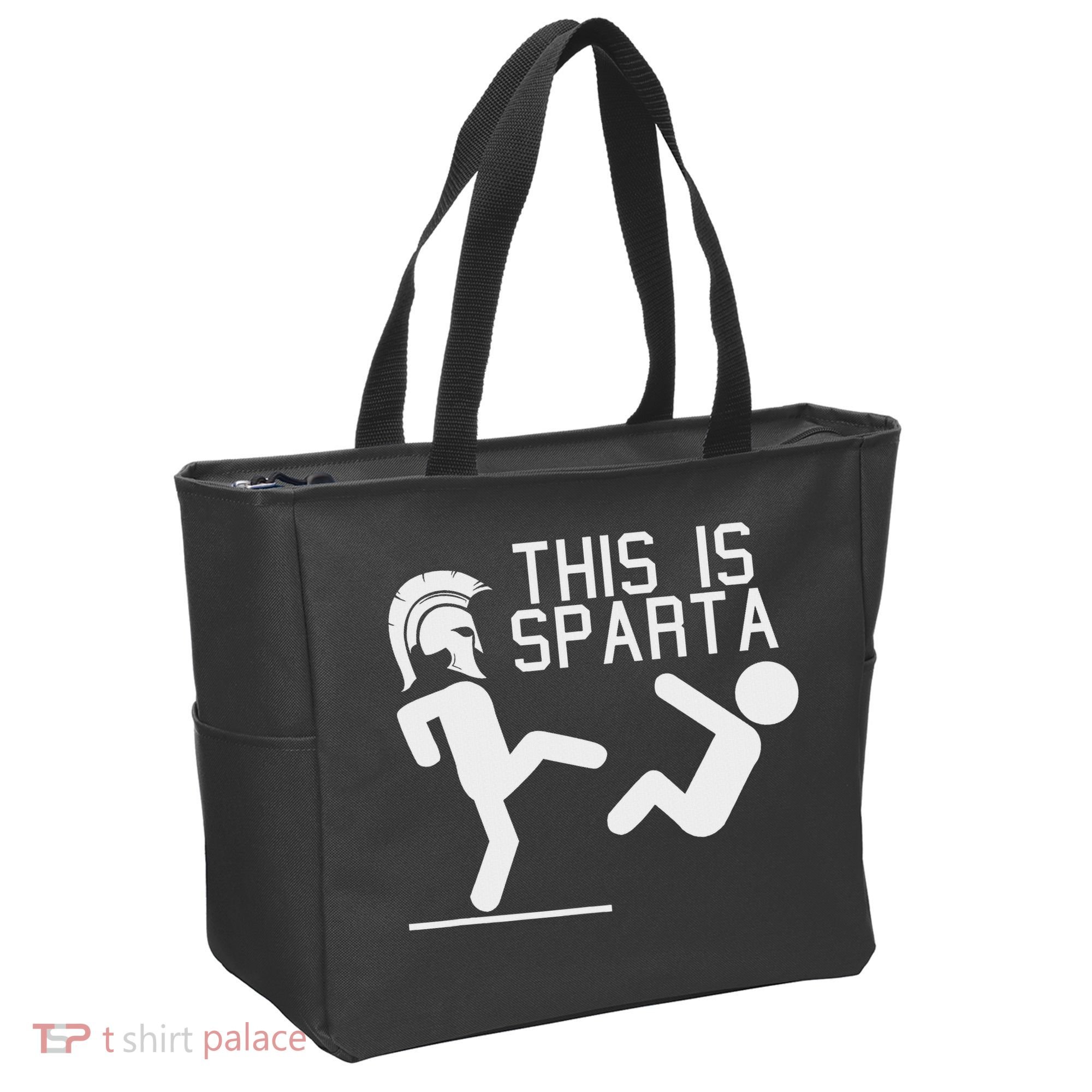 This Is Sparta Funny Tote Bag