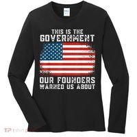 This Is The Government Our Founders Warned Us About Women's Long Sleeve Shirt thumb 0