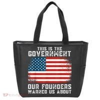 This Is The Government Our Founders Warned Us About Tote Bag thumb 0
