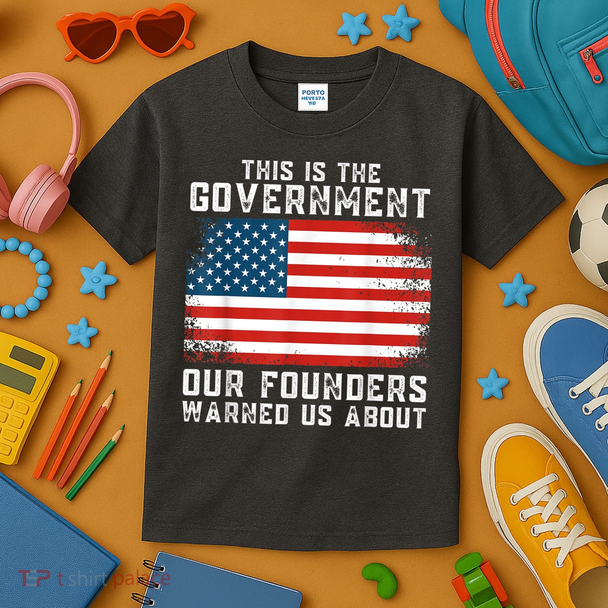 This Is The Government Our Founders Warned Us About Kids T-Shirt