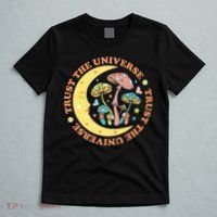 Trust In The Universe Magic Mushroom Retro Vintage T-Shirt thumb 5