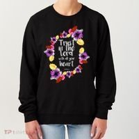 Trust In The Lord Scriptural Quote Biblical Women's Sweatshirt thumb 0