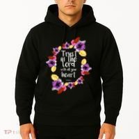Trust In The Lord Scriptural Quote Biblical Hoodie thumb 2