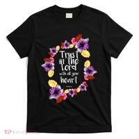 Trust In The Lord Scriptural Quote Biblical T-Shirt thumb 0