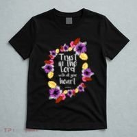 Trust In The Lord Scriptural Quote Biblical T-Shirt thumb 5