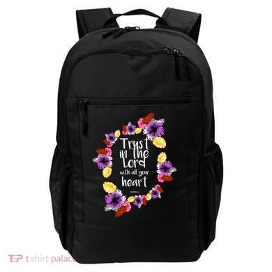 Trust In The Lord Scriptural Quote Biblical Backpack