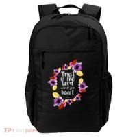 Trust In The Lord Scriptural Quote Biblical Backpack thumb 0