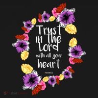 Trust In The Lord Scriptural Quote Biblical Polo thumb 3