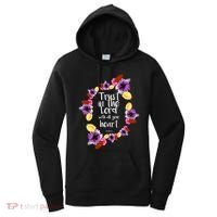 Trust In The Lord Scriptural Quote Biblical Women's Hoodie thumb 0