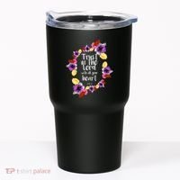 Trust In The Lord Scriptural Quote Biblical Tumbler thumb 0