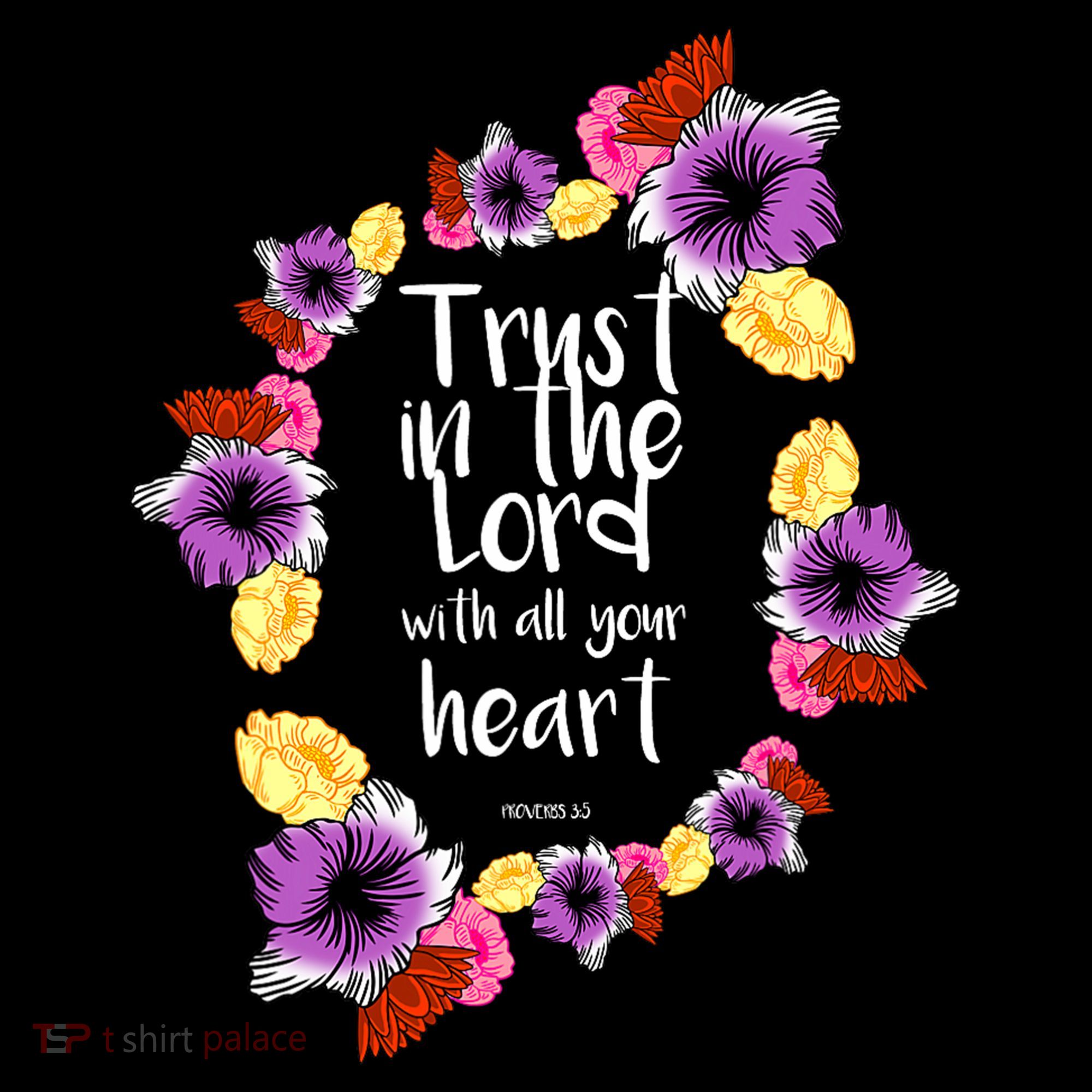 Trust In The Lord Scriptural Quote Biblical Mousepad