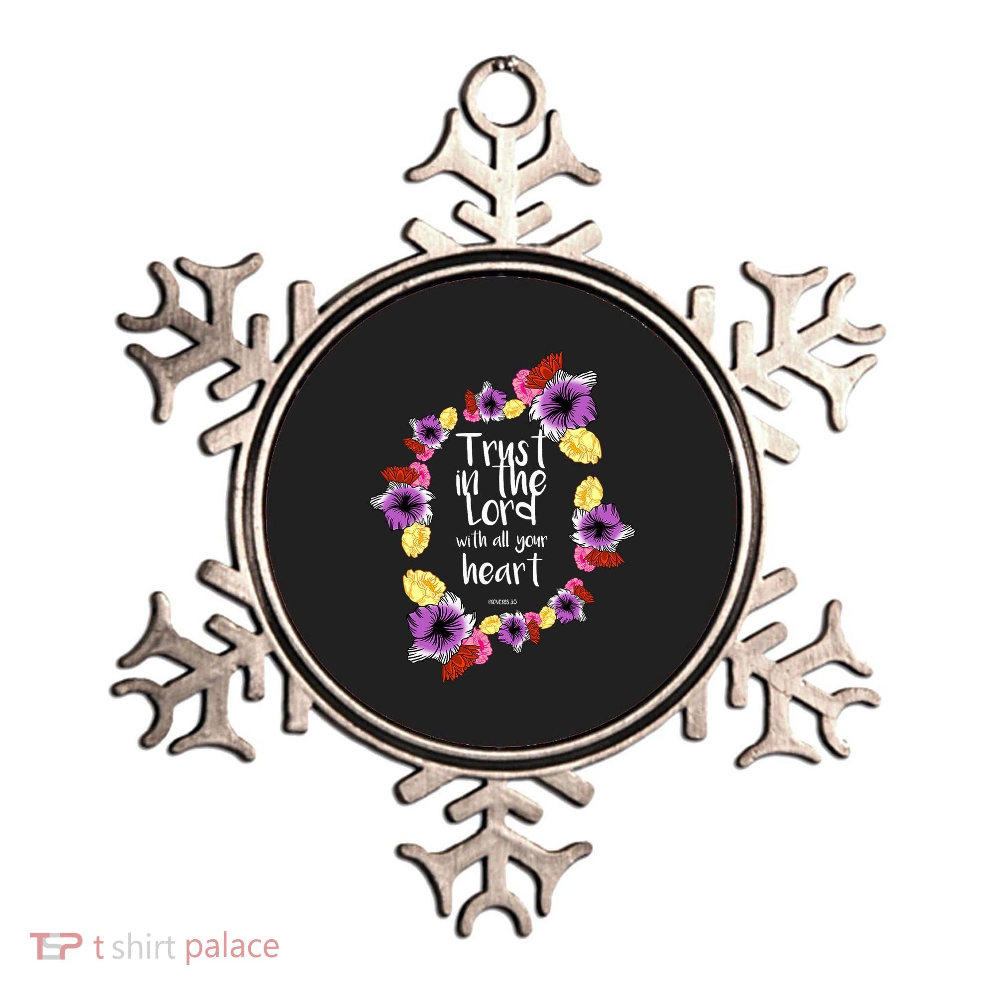 Trust In The Lord Scriptural Quote Biblical Ornament