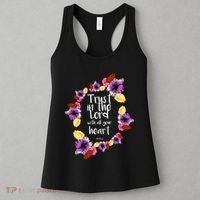 Trust In The Lord Scriptural Quote Biblical Women's Tank Top thumb 3
