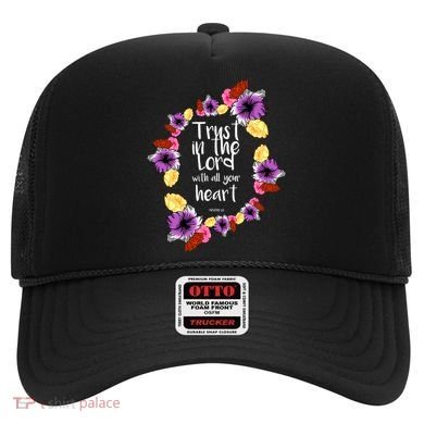 Trust In The Lord Scriptural Quote Biblical Hat