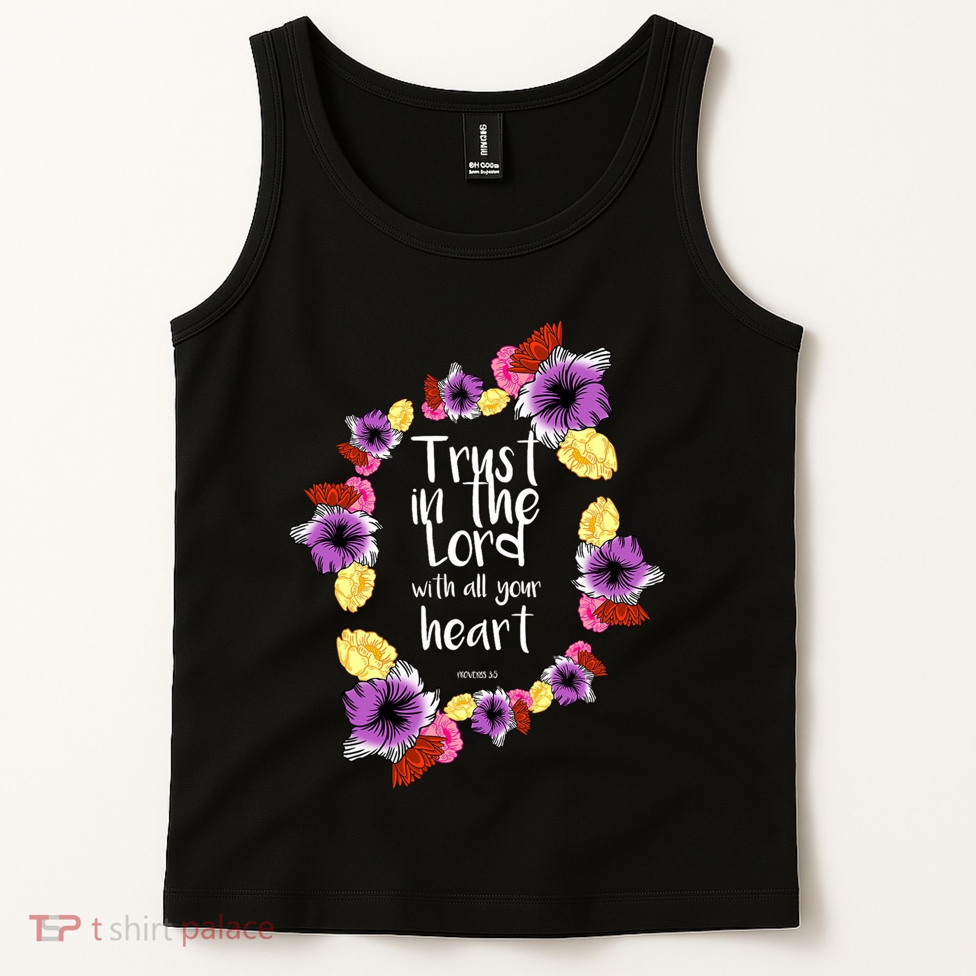 Trust In The Lord Scriptural Quote Biblical Tank Top
