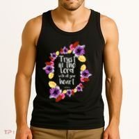 Trust In The Lord Scriptural Quote Biblical Tank Top thumb 3