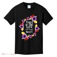 Trust In The Lord Scriptural Quote Biblical Kids T-Shirt thumb 0