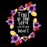 Trust In The Lord Scriptural Quote Biblical Kids T-Shirt thumb 4