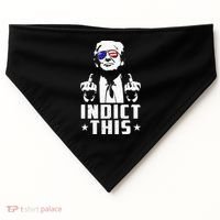 Trump Indict This Political Arrest For Republican USA-Made Doggie Bandana thumb 0