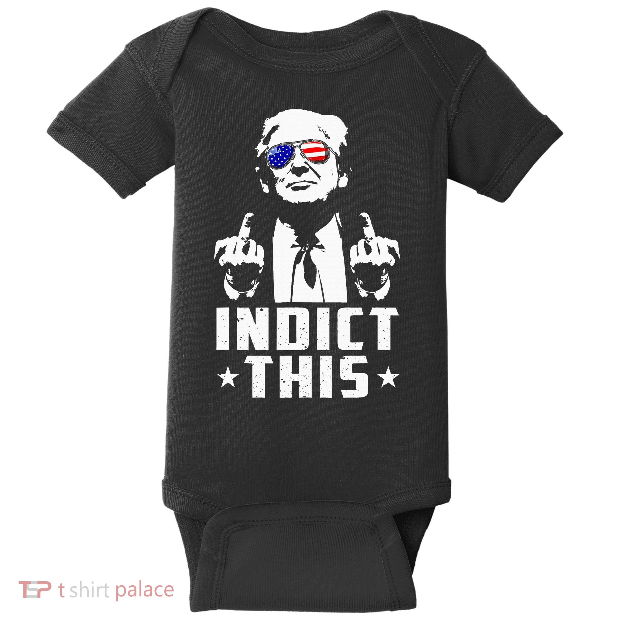 Trump Indict This Political Arrest For Republican Baby Bodysuit