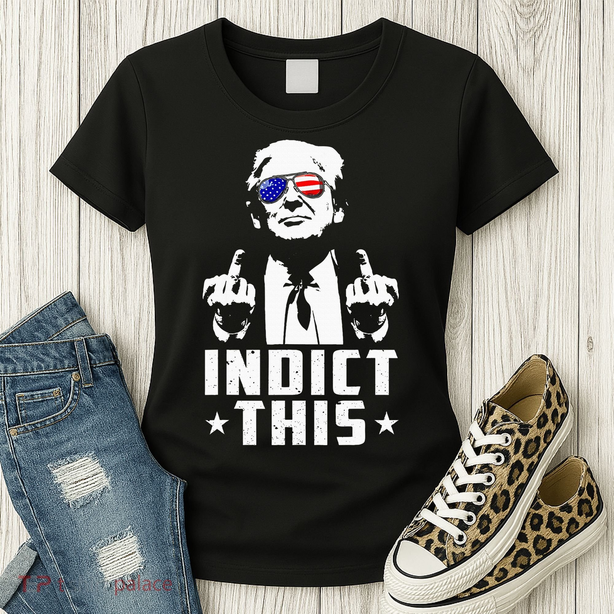 Trump Indict This Political Arrest For Republican Women's T-Shirt