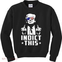 Trump Indict This Political Arrest For Republican Kids Sweatshirt thumb 0