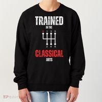 Trained In The Classical Arts Funny Manual Transmission Car Women's Sweatshirt thumb 0