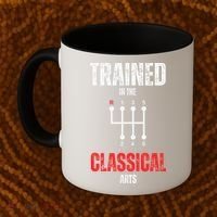 Trained In The Classical Arts Funny Manual Transmission Car Coffee Mug thumb 2