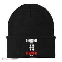 Trained In The Classical Arts Funny Manual Transmission Car Beanie thumb 0