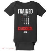 Trained In The Classical Arts Funny Manual Transmission Car Baby Bodysuit thumb 0