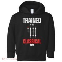 Trained In The Classical Arts Funny Manual Transmission Car Toddler Hoodie thumb 0