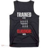 Trained In The Classical Arts Funny Manual Transmission Car Tank Top thumb 0