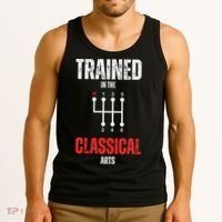 Trained In The Classical Arts Funny Manual Transmission Car Tank Top thumb 3