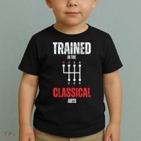 Trained In The Classical Arts Funny Manual Transmission Car Toddler T-Shirt thumb 2