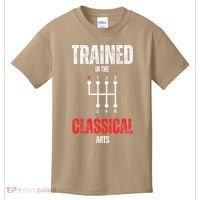 Trained In The Classical Arts Funny Manual Transmission Car Kids T-Shirt thumb 0