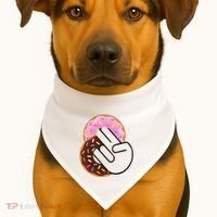 Two In The Pink One In The Stink USA-Made Doggie Bandana thumb 1