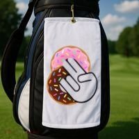 Two In The Pink One In The Stink Golf Towel thumb 2