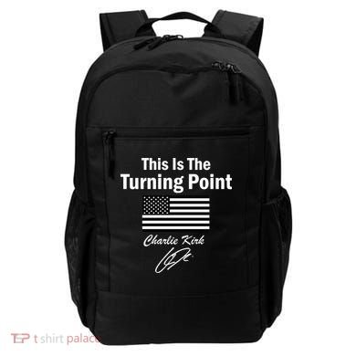 This Is The Turning Point Charlie Kirk Signature Backpack