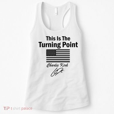 This Is The Turning Point Charlie Kirk Signature Women's Tank Top