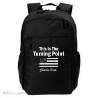 This Is The Turning Point Charlie Kirk Backpack thumb 0