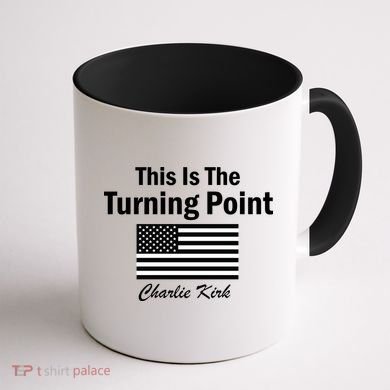 This Is The Turning Point Charlie Kirk Coffee Mug back